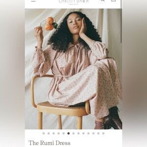 Christy Dawn The Rumi Dress Mauve Cosmo Floral M